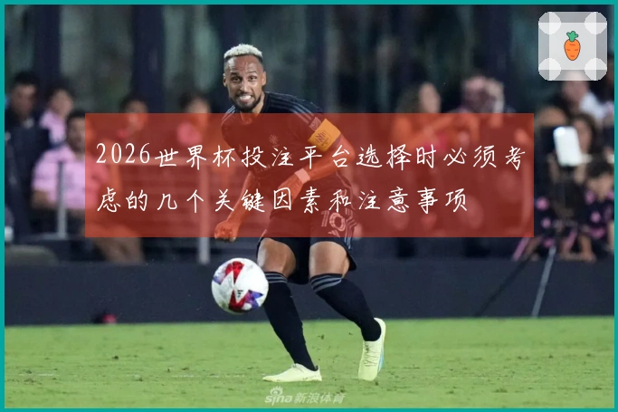 2026世界杯投注平台选择时必须考虑的几个关键因素和注意事项